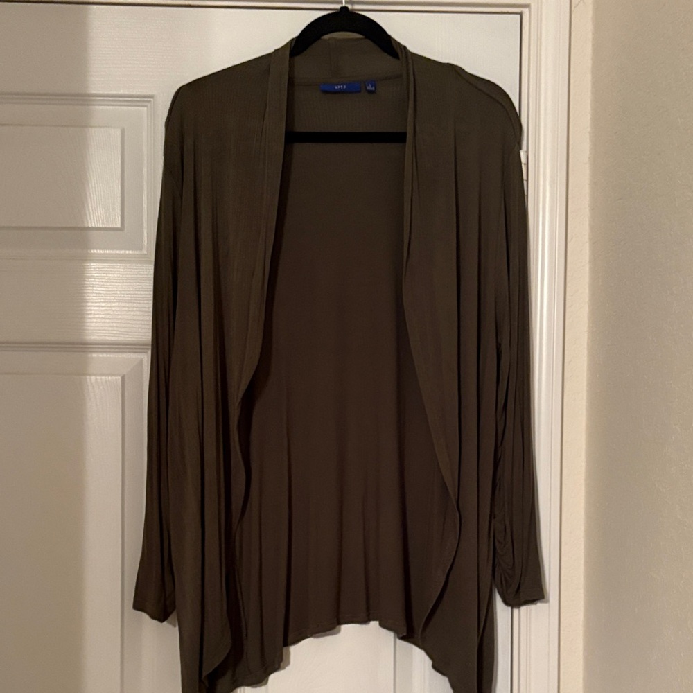 A.P.C. Khaki Draped Cardigan